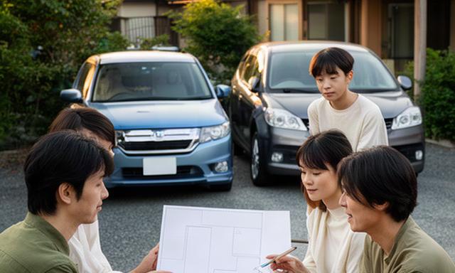 地方の暮らしで二台の車と家計を見直す家族